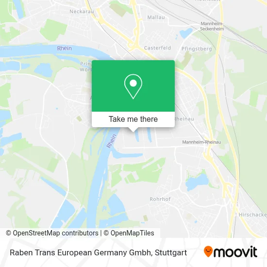 Raben Trans European Germany Gmbh map