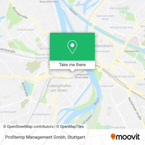 Profitemp Management Gmbh map
