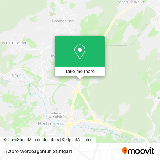 Azoro Werbeagentur map