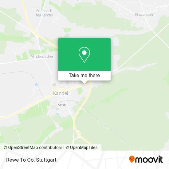 Rewe To Go map