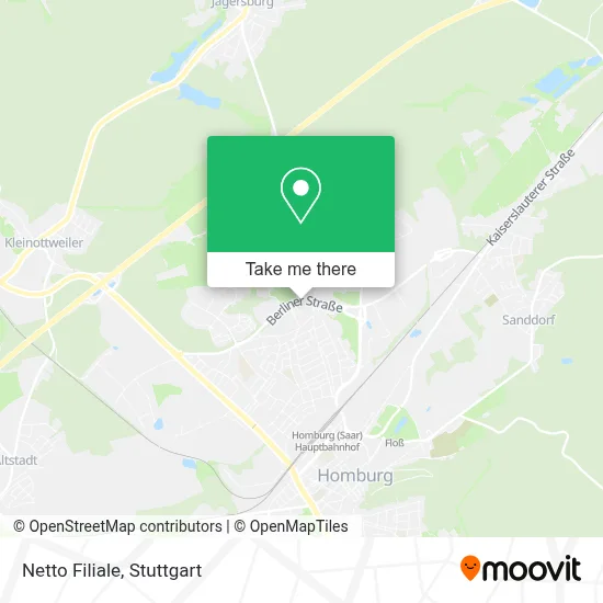 Netto Filiale map
