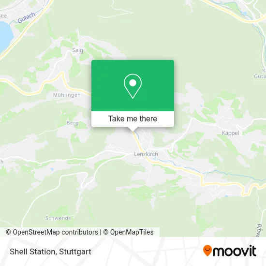 Shell Station map