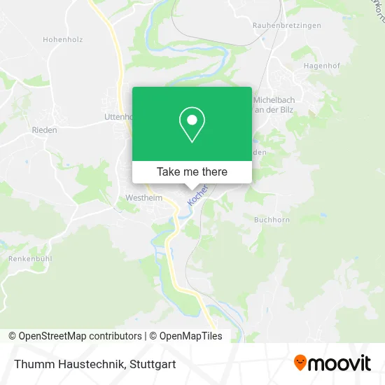 Thumm Haustechnik map