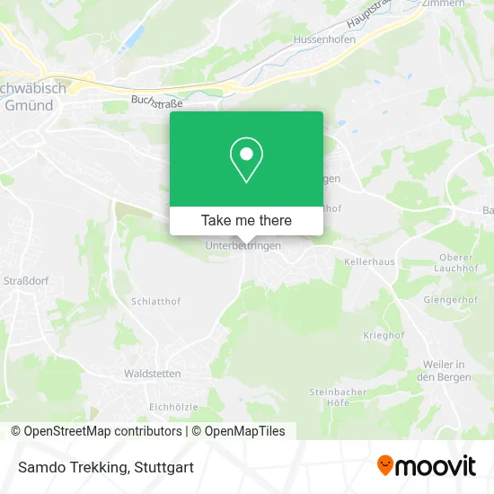 Samdo Trekking map
