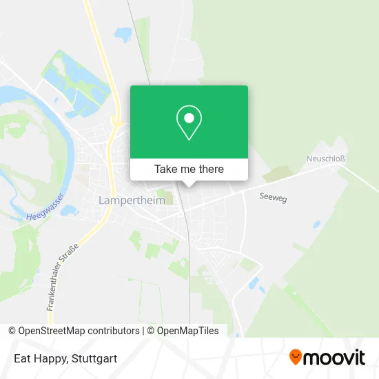Eat Happy map