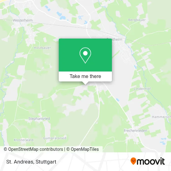 St. Andreas map