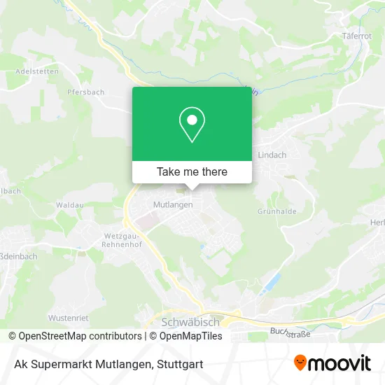 Ak Supermarkt Mutlangen map