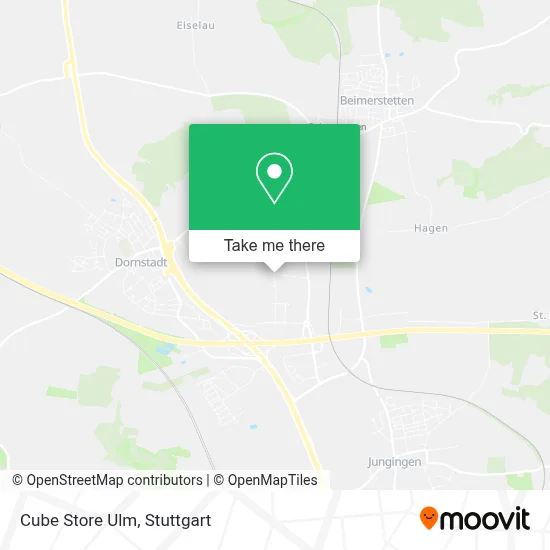 Cube Store Ulm map