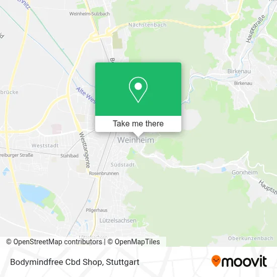 Bodymindfree Cbd Shop map