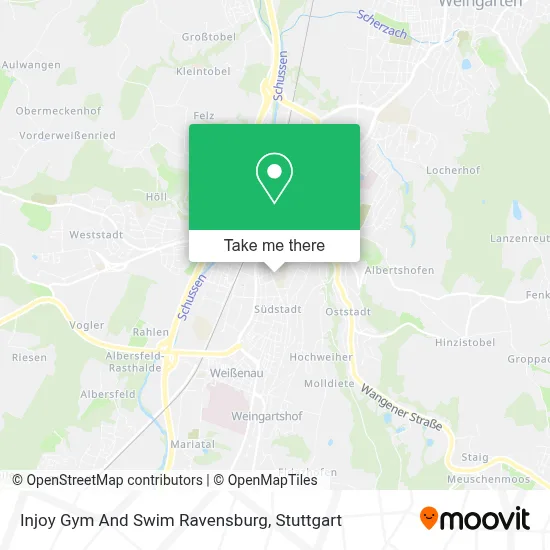 Injoy Gym And Swim Ravensburg map