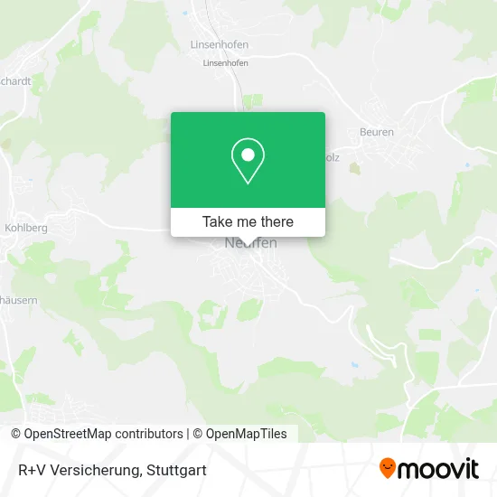 R+V Versicherung map