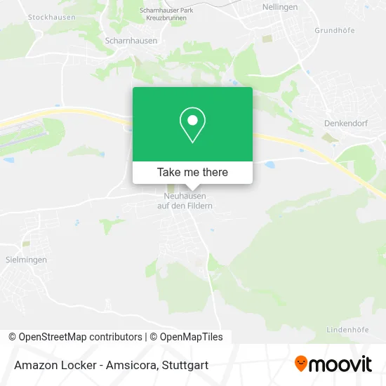 Amazon Locker - Amsicora map