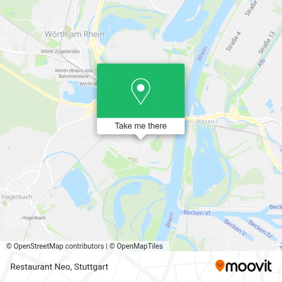 Restaurant Neo map