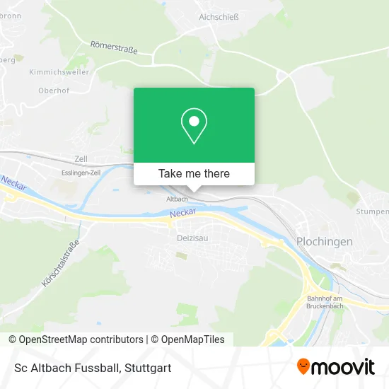 Sc Altbach Fussball map
