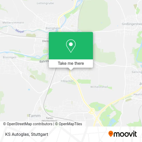 KS Autoglas map