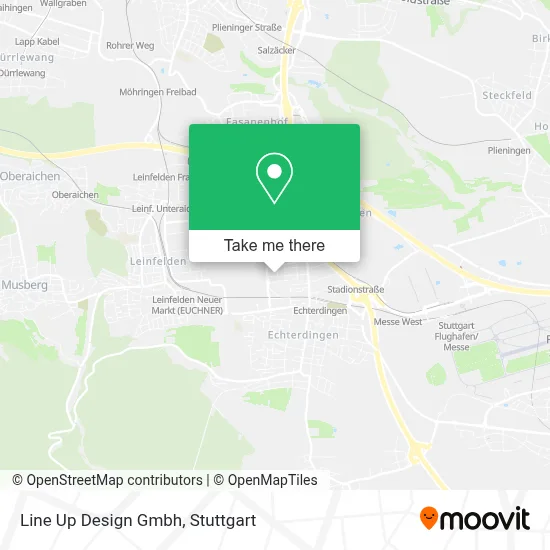 Line Up Design Gmbh map