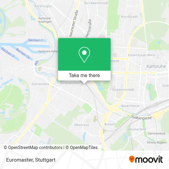 Euromaster map