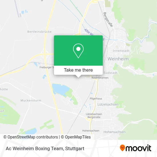 Ac Weinheim Boxing Team map