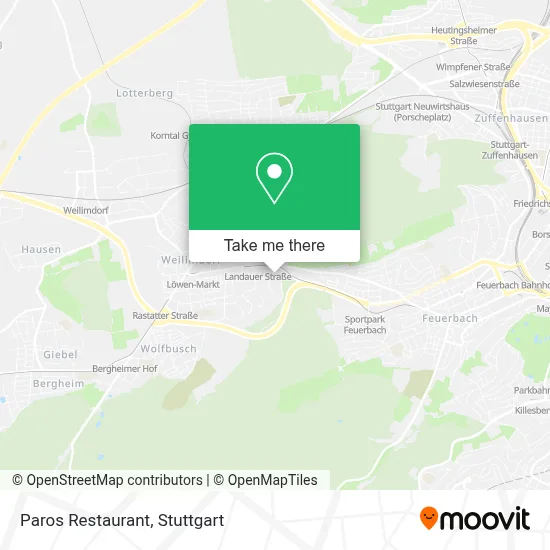 Paros Restaurant map