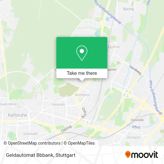 Geldautomat Bbbank map
