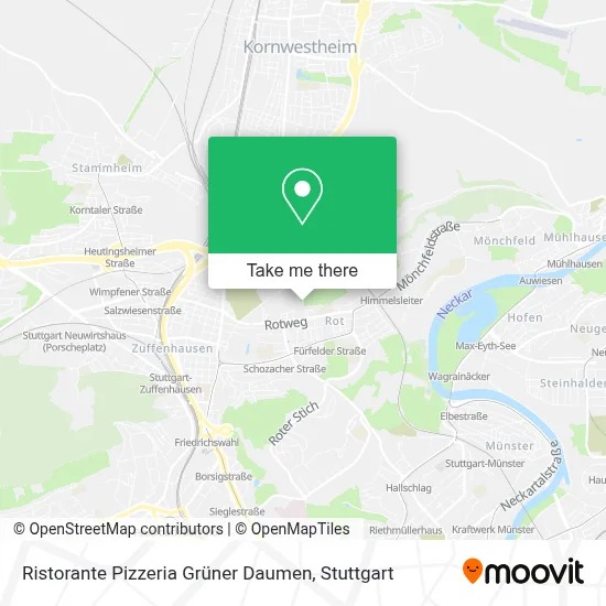 Ristorante Pizzeria Grüner Daumen map