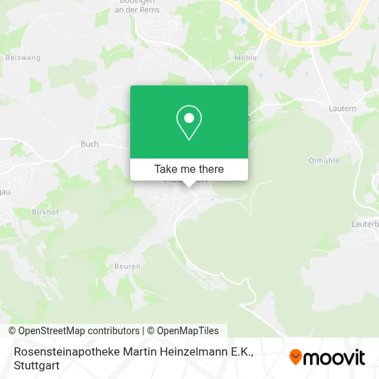 Rosensteinapotheke Martin Heinzelmann E.K. map
