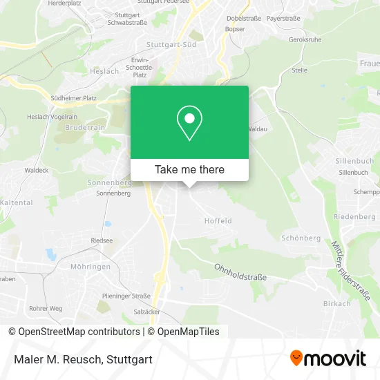 Maler M. Reusch map