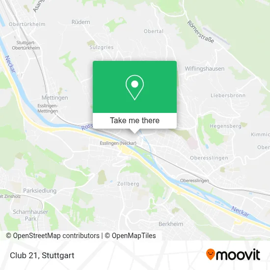 Club 21 map