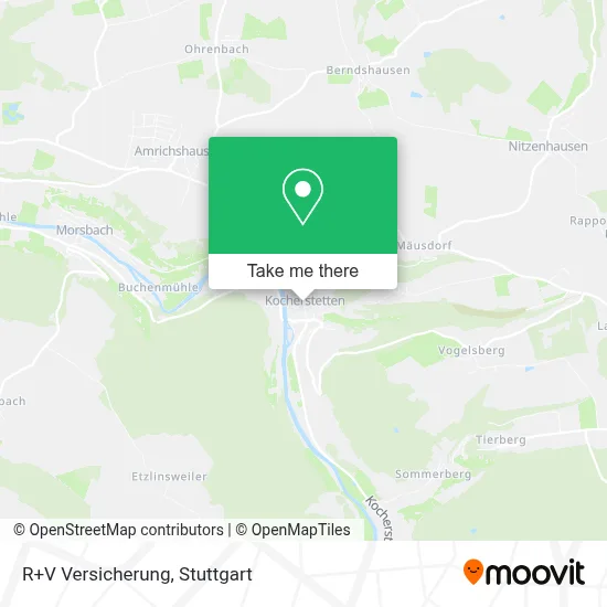 R+V Versicherung map