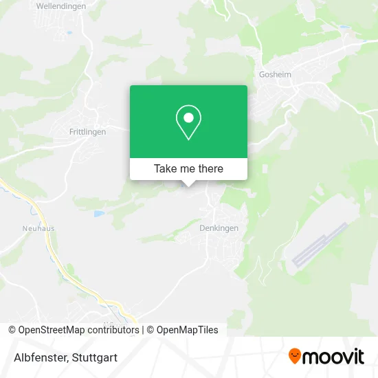 Albfenster map