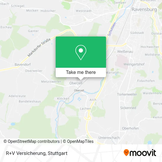 R+V Versicherung map