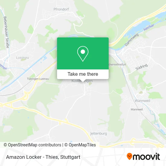 Amazon Locker - Thies map