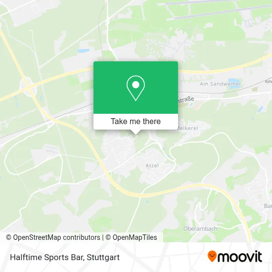 Halftime Sports Bar map