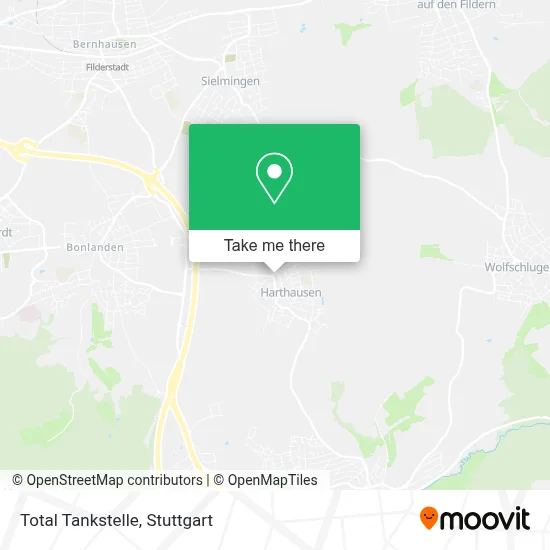 Total Tankstelle map
