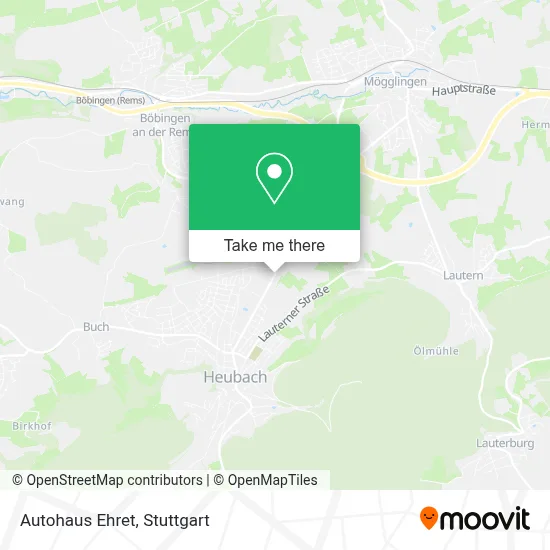 Autohaus Ehret map
