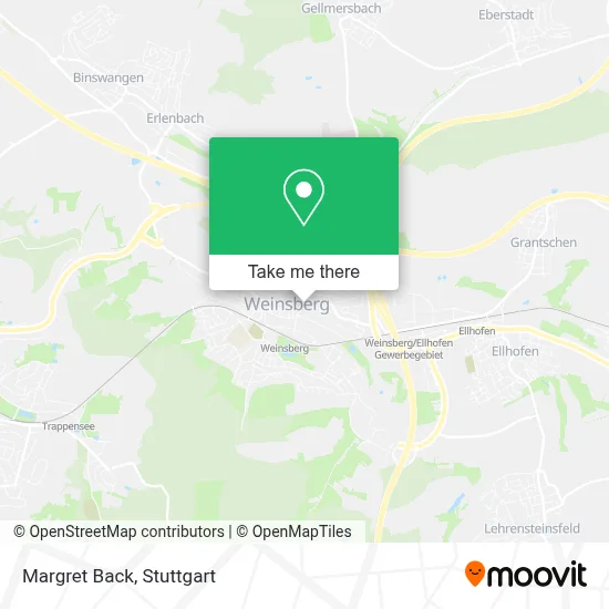 Margret Back map