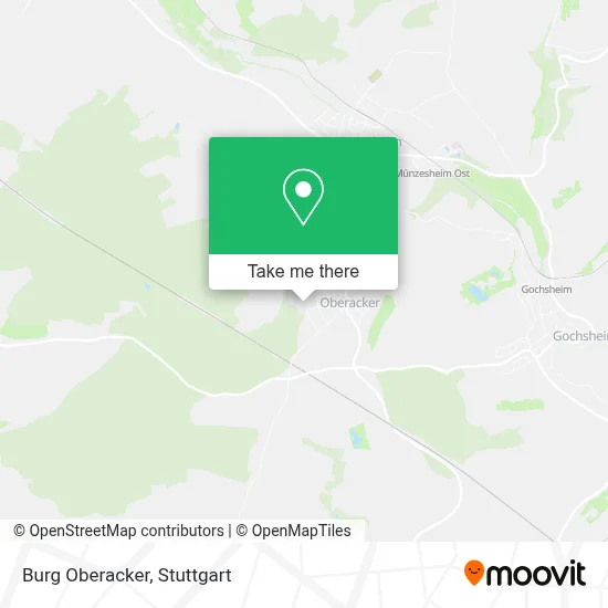 Burg Oberacker map