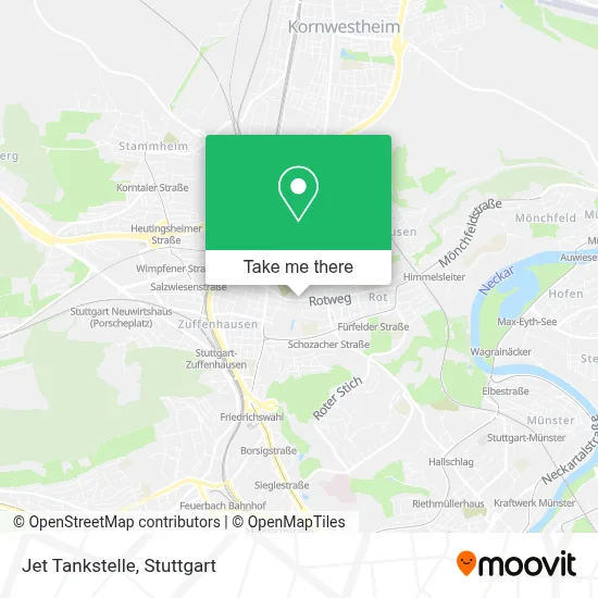 Jet Tankstelle map