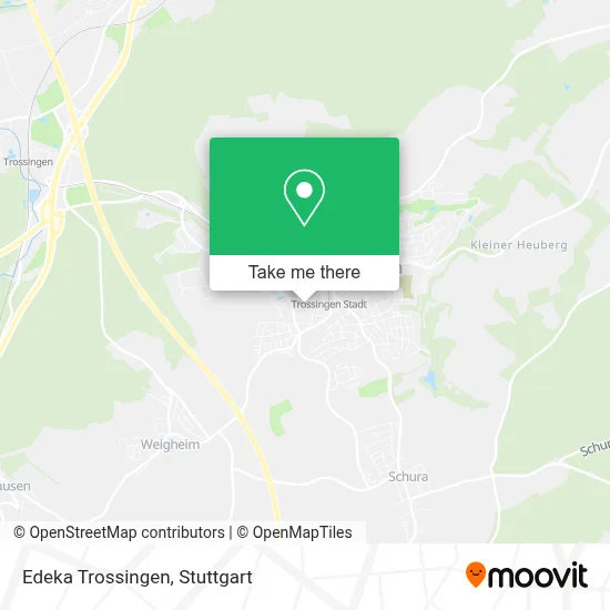 Edeka Trossingen map
