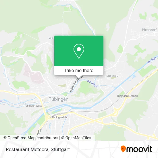 Restaurant Meteora map