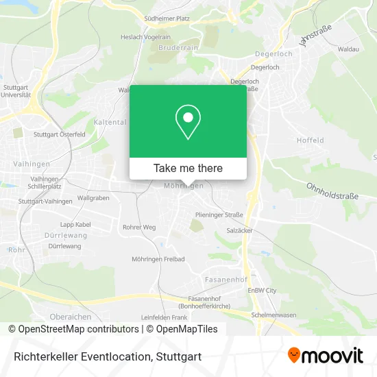 Richterkeller Eventlocation map