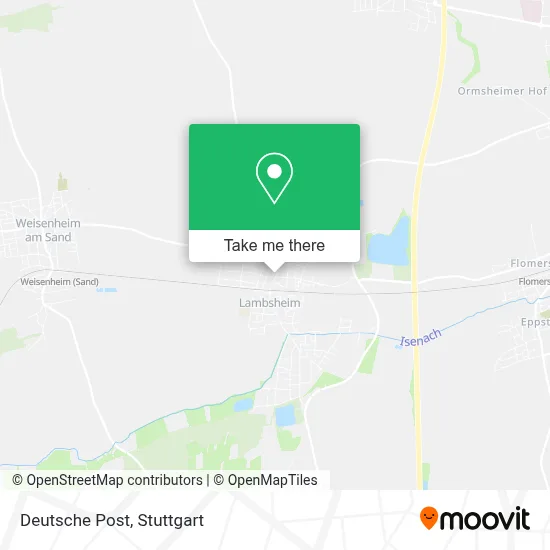 Deutsche Post map