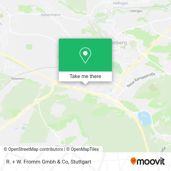 R. + W. Fromm Gmbh & Co map