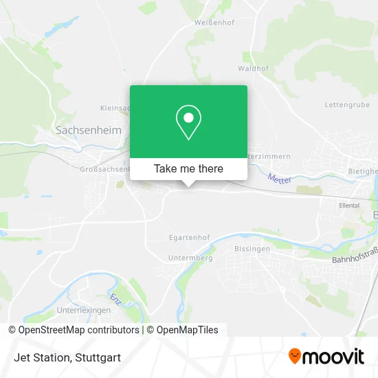 Jet Station map