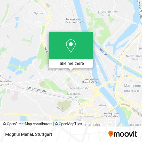 Moghul Mahal map