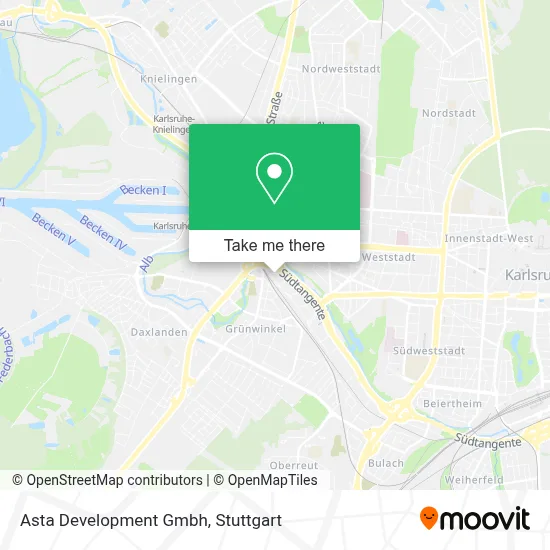 Asta Development Gmbh map