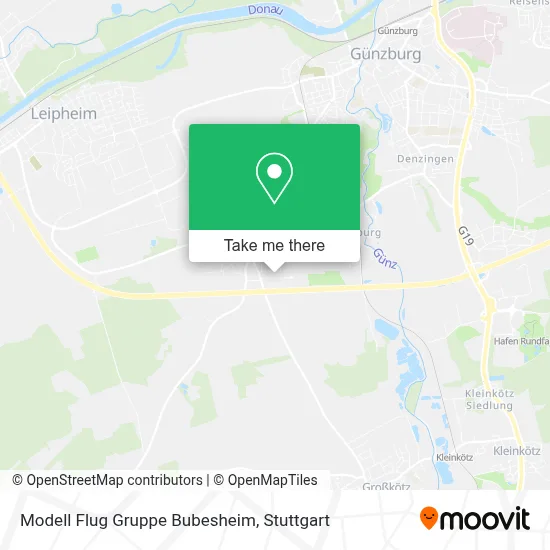 Modell Flug Gruppe Bubesheim map