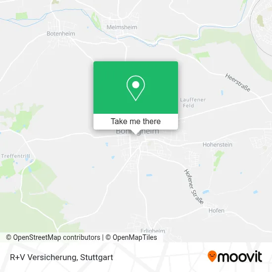 R+V Versicherung map