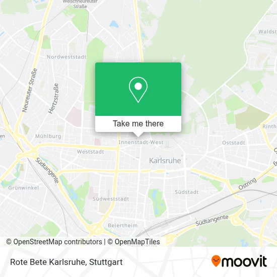 Rote Bete Karlsruhe map