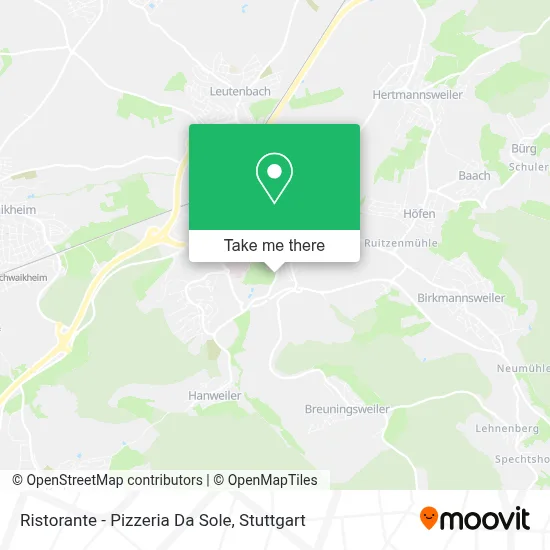 Ristorante - Pizzeria Da Sole map